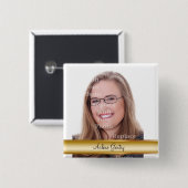 専門の写真のバッジ 缶バッジ (正面&裏面)