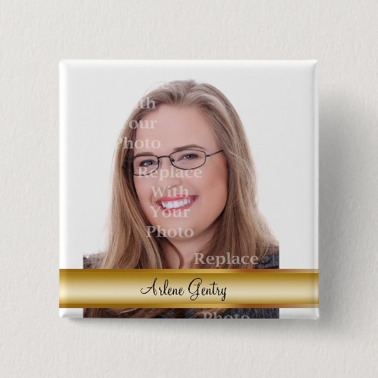 専門の写真のバッジ 缶バッジ (正面)