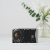 専門の写真撮影のカスタムな名刺 名刺 (スタンド正面)