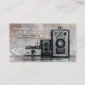 専門の写真撮影のヴィンテージのカメラの写真 名刺 (正面)