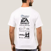 専門の分割 Tシャツ (裏面)