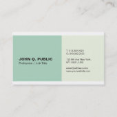 専門の創造的でモダンでエレガントなデザイン 名刺 (正面)