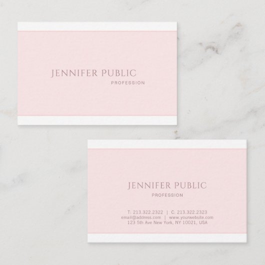 専門の創造的なモダンなデザインのシンプルの平野 名刺 (正面/裏面)