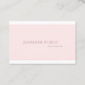 専門の創造的なモダンなデザインのシンプルの平野 名刺 (正面)