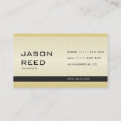 専門の名刺のデザイン 名刺 (裏面)