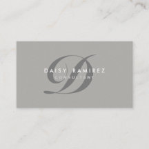 専門の名刺のモダンのモノグラム