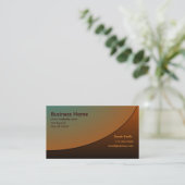 専門の名刺の銅の陰 名刺 (スタンド正面)