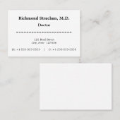 、専門の名刺卑しめて下さい 名刺 (正面/裏面)