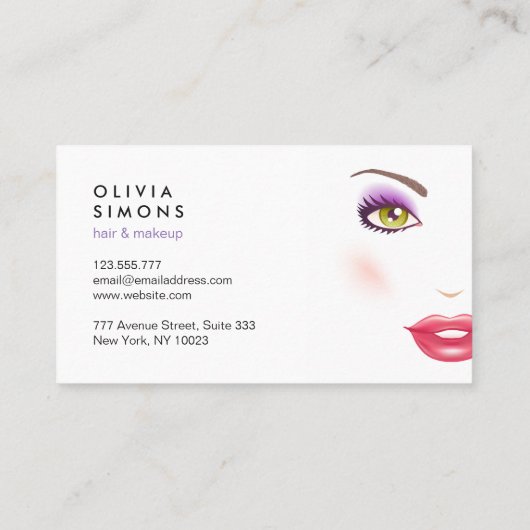 専門の名刺 名刺 (裏面)