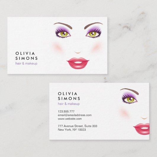 専門の名刺 名刺 (正面/裏面)