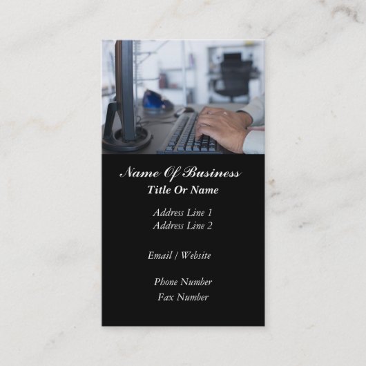 専門の名刺 名刺 (正面)