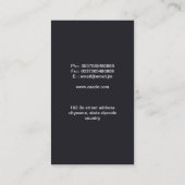 専門の名刺 名刺 (裏面)