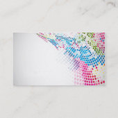 専門の多彩な両面の名刺 名刺 (裏面)