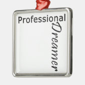 専門の夢みる人 メタルオーナメント (左)