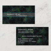 専門の宇宙天文学の星雲の名刺 名刺 (正面/裏面)