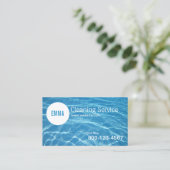 専門の家のクリーニングサービス 名刺 (スタンド正面)