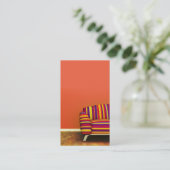 専門の家具の家内経営カードテンプレート 名刺 (スタンド正面)