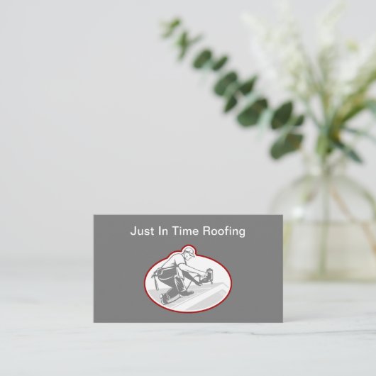 専門の屋根ふきサービス 名刺 (スタンド正面)