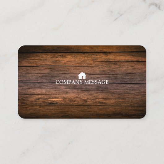 専門の建築者の大工は木工業に用具を使います 名刺 (裏面)