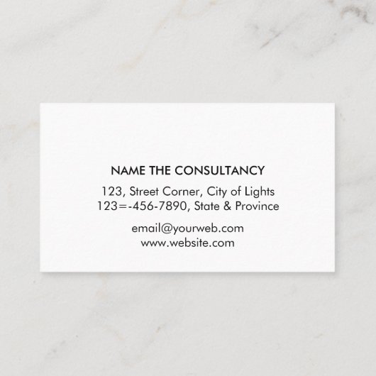 専門の弁護士のクラシックな金ゴールドのスケール 名刺 (裏面)