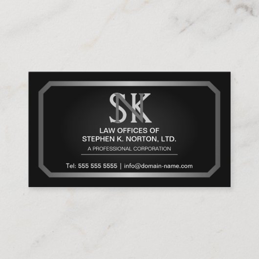 専門の弁護士の名刺 名刺 (正面)
