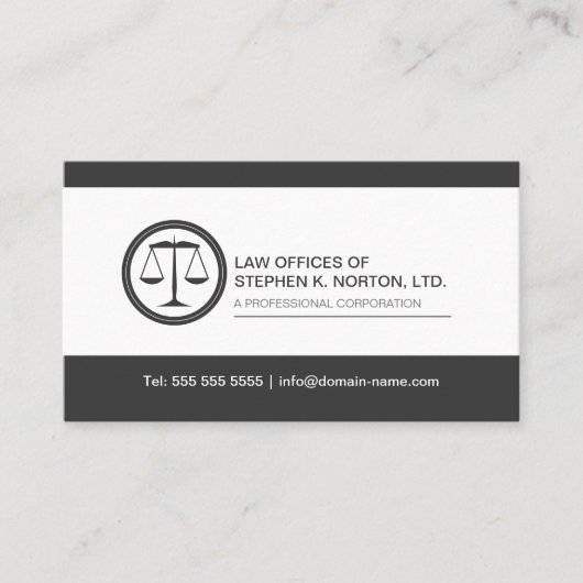 専門の弁護士 名刺 (正面)