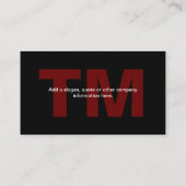 専門の弁護士 名刺 (裏面)