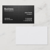 専門の明白でモダンなコンピュータ修理黒 名刺 (正面/裏面)
