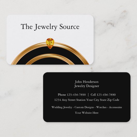 専門の時計屋 名刺 (正面/裏面)