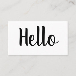 専門の最小主義のはっきりしたなこんにちはの名刺 名刺