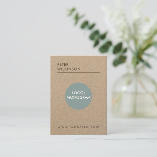 専門の最小主義のスタイル 名刺 (スタンド正面)