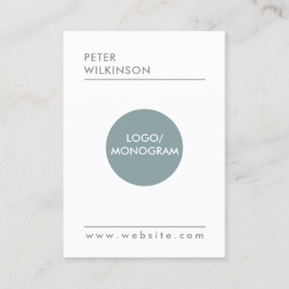 専門の最小主義のスタイル 名刺