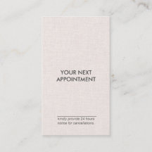 専門の最小主義のリネン縦のアポイントメント