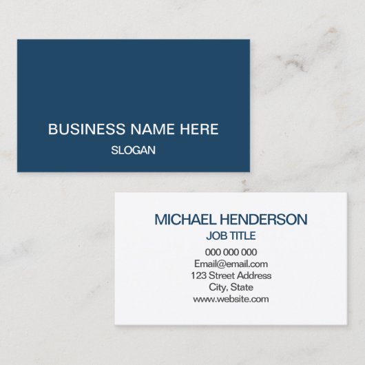 専門の最小主義の会社の名刺 名刺 (正面/裏面)