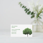 専門の木管理育樹専門家 名刺 (スタンド正面)