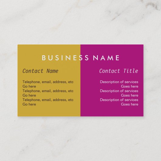 専門の歌手の名刺に"印を付けます" 名刺 (裏面)