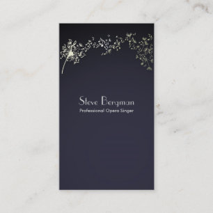 専門の歌手オペラ先生の学校のスタジオ 名刺