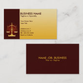 専門の正義 名刺 (正面/裏面)