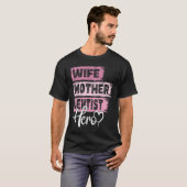 専門の母ヒーローマザー歯医者 Tシャツ (正面フル)