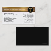 専門の注入のセラピーの名刺 名刺 (正面/裏面)