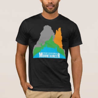 専門の登山者 Tシャツ