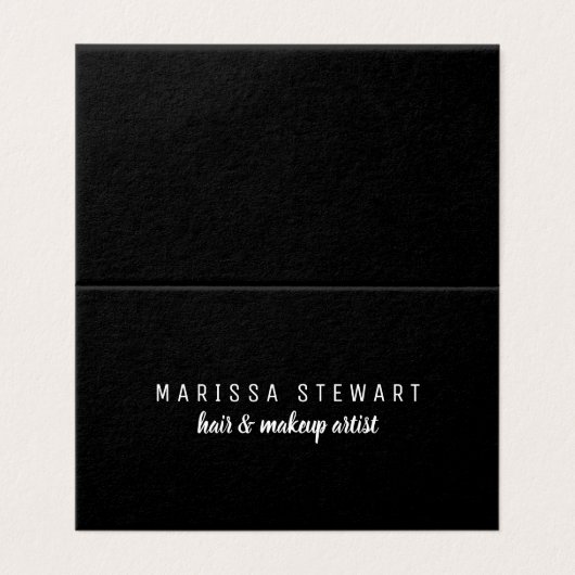 専門の白黒のモダンな社会的な媒体 名刺 (外部フラット)