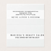 専門の白黒のモダンのロイヤリティ 名刺 (外部フラット)