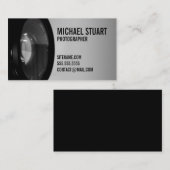 専門の白黒写真撮影 名刺 (正面/裏面)