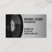 専門の白黒写真撮影 名刺 (正面)