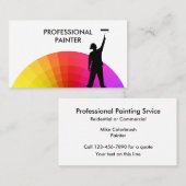 専門の絵画サービス 名刺 (正面/裏面)