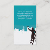 専門の絵画サービス 名刺 (裏面)