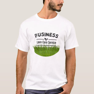専門の芝生の心配及び造園サービス Tシャツ