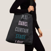 専門の芸術の付属のリハーサルのトートバック クロスボディバッグ (クローズアップ)