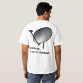 専門の衛生放送受信アンテナの技術者 Tシャツ (裏面フル)